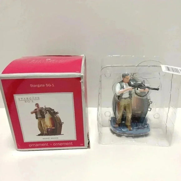 American Greetings MGM Stargate SG-1 ornament with sound #108 NEW In Box - Picture 1 of 6
